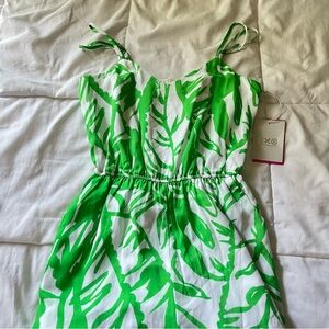 NWT Lilly Pulitzer for Target Green and White Jumpsuit Size Small